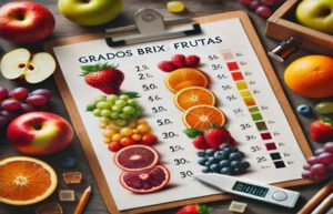 Guía sobre Refractómetros y Tabla de Grados Brix de Frutas